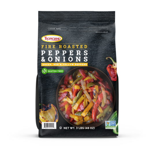 fire roasted peppers & onions | grilled