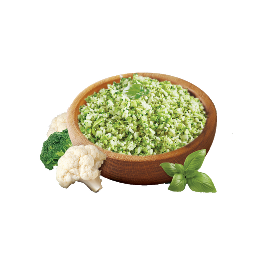 riced cauliflower & broccoli | organic
